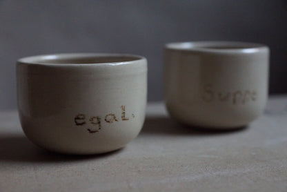 'Suppe' / 'egal.'
